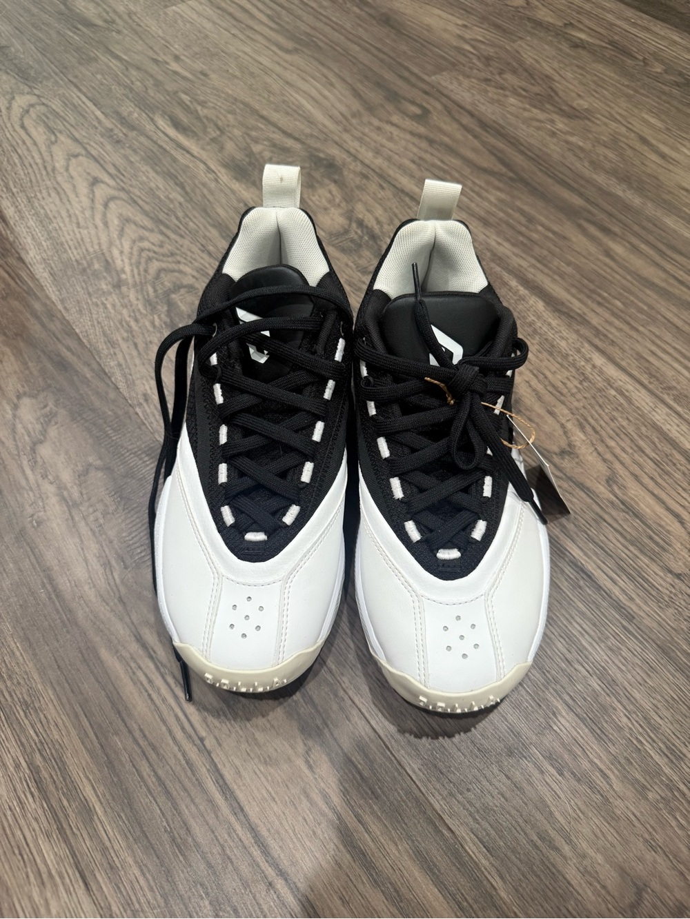 adidas Men's Black and White Athletic Sneakers